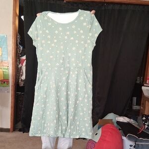 Wonder Nation Mint Floral Kids Dress